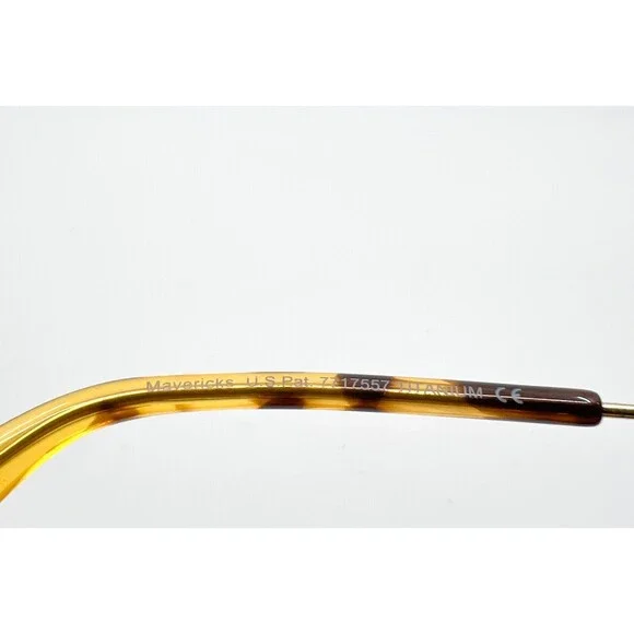 Maui Jim Japan Mavericks MJ-264-16 Gold Metal Sunglasses 61-14-137 10230